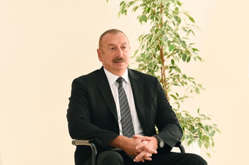 Azərbaycan Respublikasının Prezidenti İlham Əliyev