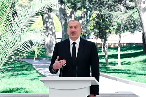 Azərbaycan Respublikasının Prezidenti İlham Əliyev